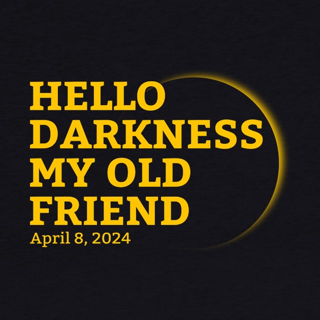 Hello Darkness My Old Friend - Simple Typograph by Retusafi